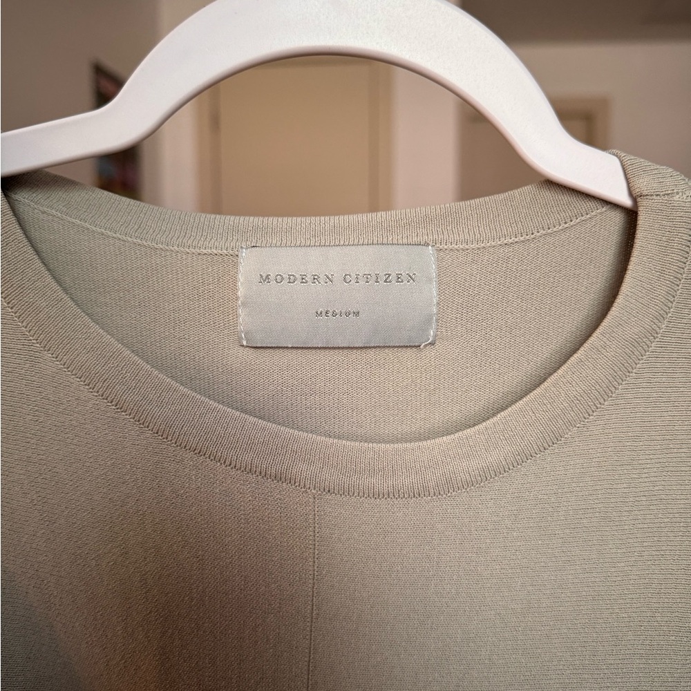 Modern Citizen Jude Cropped Wrap Knit Top